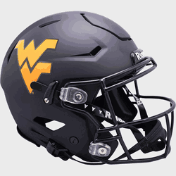 West Virginia Mountaineers SpeedFlex Full Size Football Helmet Satin Navy