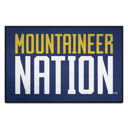 West Virginia Mountaineers Starter Mat Accent Rug - 19in. x 30in. Slogan Starter Mat