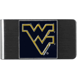 West Virginia Mountaineers Steel Money Clip