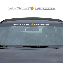 West Virginia Mountaineers Sun Stripe Windshield Decal 3.25 in. x 34 in.