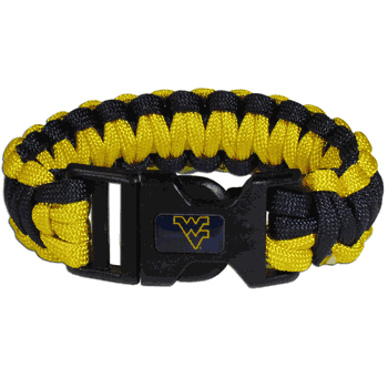 West Virginia Mountaineers Survivor Bracelet