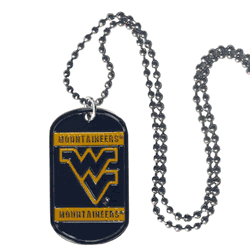 West Virginia Mountaineers Tag Necklace