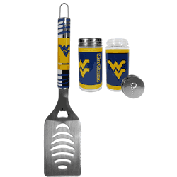 West Virginia Mountaineers Tailgater Spatula and Salt and Pepper Shakers