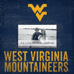 West Virginia Mountaineers Team Name 10"x10" Picture Frame