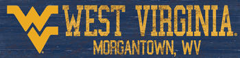 West Virginia Mountaineers Team Name Sign