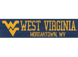 West Virginia Mountaineers Team Name Sign