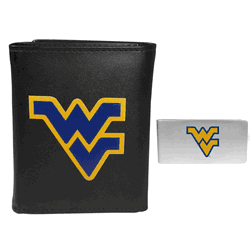 West Virginia Mountaineers Tri-fold Wallet & Money Clip