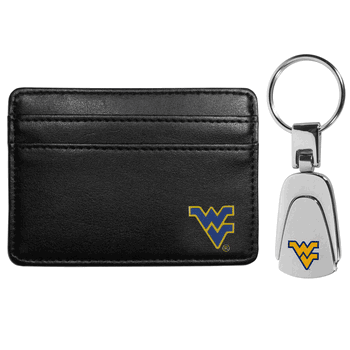 West Virginia Mountaineers Weekend Wallet & Steel Key Chain