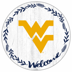 West Virginia Mountaineers Welcome 12in Circle