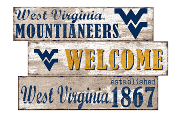West Virginia Mountaineers Welcome 3 Plank