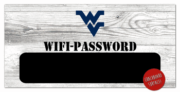 West Virginia Mountaineers Wifi Password 6x12 Sign