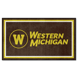 Western Michigan Broncos 3ft. x 5ft. Plush Area Rug