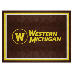 Western Michigan Broncos 8ft. x 10 ft. Plush Area Rug