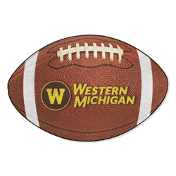 Western Michigan Broncos Football Rug - 20.5in. x 32.5in.