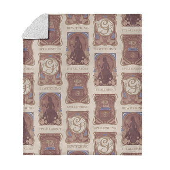 Wicked It's All About Silk Touch Sherpa Throw Blanket 50x60 inches