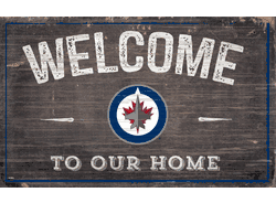 Winnipeg Jets 11x19 Welcome to our Home Sign