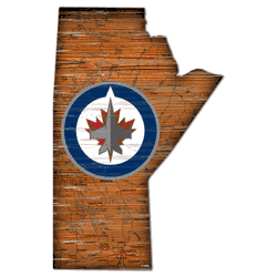 Winnipeg Jets 12" Mini Roadmap State Sign