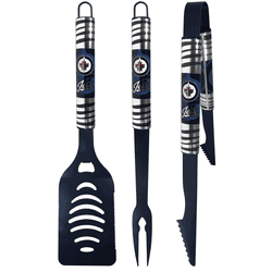 Winnipeg Jets 3 pc Color BBQ Tool Set