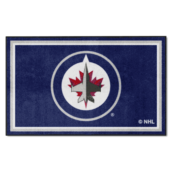 Winnipeg Jets 4ft. x 6ft. Plush Area Rug