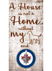 Winnipeg Jets A House is not a Home Sign