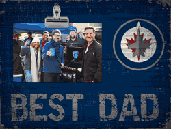 Winnipeg Jets Best Dad Clip Frame