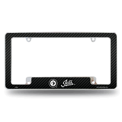 Winnipeg Jets Black 12" x 6" Chrome All Over Automotive License Plate Frame