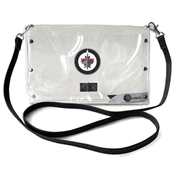 Winnipeg Jets Clear Envelope Purse STRAP