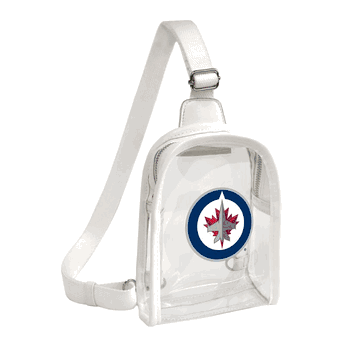 Winnipeg Jets Clear Mini Sling Stadium Bag