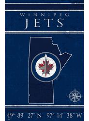Winnipeg Jets Coordinates 17x26