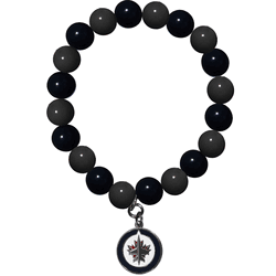 Winnipeg Jets Fan Bead Bracelet