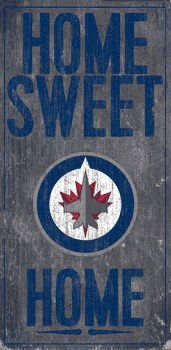 Winnipeg Jets Home Home Sweet Home 6x12