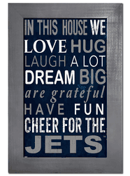 Winnipeg Jets In This House 11x19 Sign