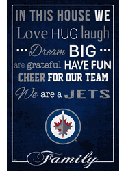 Winnipeg Jets In This House 17x26