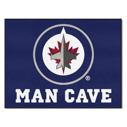 Winnipeg Jets Man Cave All-Star Rug - 34 in. x 42.5 in.