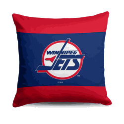 Winnipeg Jets NHL Vintage Logo Throw Pillow 18X18