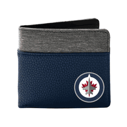 Winnipeg Jets Pebble BiFold Wallet NAVY