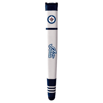 Winnipeg Jets Putter Grip (White with colored stripes)