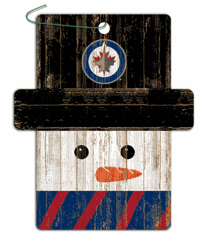 Winnipeg Jets Snowman Ornament