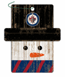 Winnipeg Jets Snowman Ornament