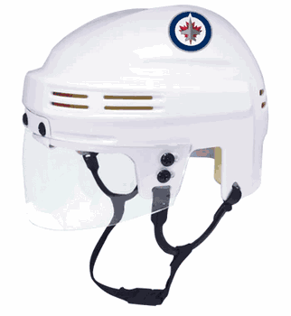 Winnipeg Jets SportStar NHL Hockey Player Mini Helmet - White