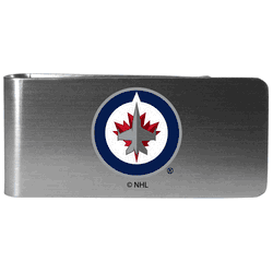 Winnipeg Jets Steel Money Clip, Logo