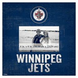 Winnipeg Jets Team Name 10"x10" Frame  Sign