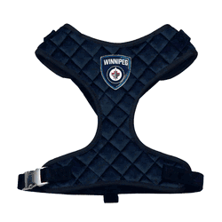 Winnipeg Jets Velvet Pet Harness - Small
