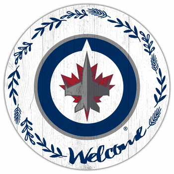 Winnipeg Jets Welcome 12in Circle