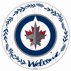 Winnipeg Jets Welcome 12in Circle