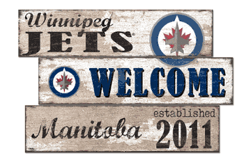 Winnipeg Jets Welcome 3 Plank