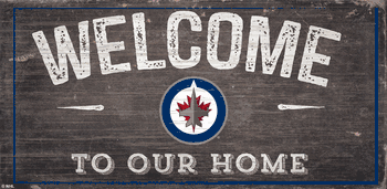 Winnipeg Jets Welcome Distressed 6x12