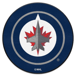 Winnipeg JetsJetsHockey Puck Rug - 27in. Diameter