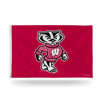 Wisconsin Badgers Standard 3' x 5' Banner Flag