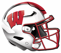 Wisconsin Badgers 12in Authentic Helmet Sign